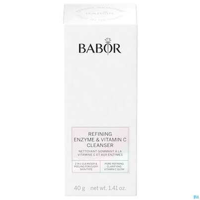 Sie sehen eine Packung Babor Refining Enzyme +vitamin C Cleanser 40167 40g, Produktbild: 02 Babor Refining Enzyme +vitamin C Cleanser 40167 40g, A-Nr.: 5740598 - 02