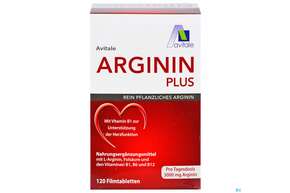Arginin Plus/filmtabl Vit B1+b6+b12+folsaeure 120st, A-Nr.: 5431242 - 01