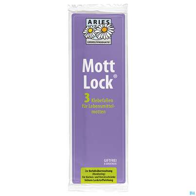 Sie sehen eine Packung Aries Mottlock Klebefalle 3st, Produktbild: 02 Aries Mottlock Klebefalle 3st, A-Nr.: 3428508 - 02