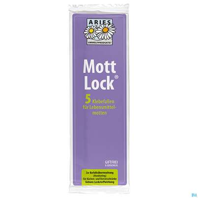 Sie sehen eine Packung Aries Mottlock Klebefalle 5st, Produktbild: 02 Aries Mottlock Klebefalle 5st, A-Nr.: 3428514 - 02
