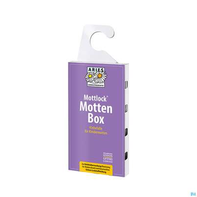 Sie sehen eine Packung Aries Mottlock Mottenbox 1st, Produktbild: 01 Aries Mottlock Mottenbox 1st, A-Nr.: 3428454 - 01