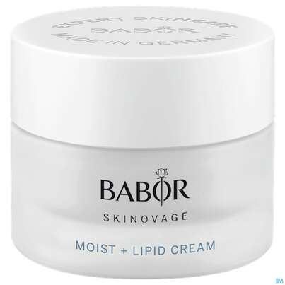 Sie sehen eine Packung Babor Skinovage/moisturizing Moist +lipid Cream 40123 50ml, Produktbild: 03 Babor Skinovage/moisturizing Moist +lipid Cream 40123 50ml, A-Nr.: 5578436 - 03