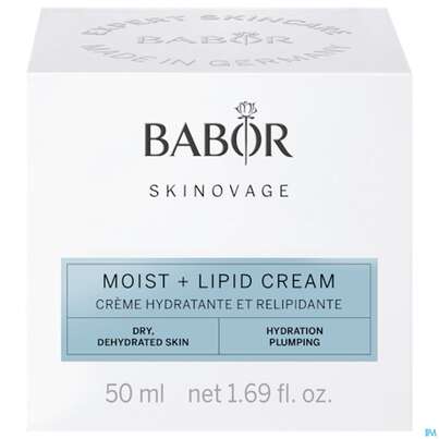 Sie sehen eine Packung Babor Skinovage/moisturizing Moist +lipid Cream 40123 50ml, Produktbild: 04 Babor Skinovage/moisturizing Moist +lipid Cream 40123 50ml, A-Nr.: 5578436 - 04