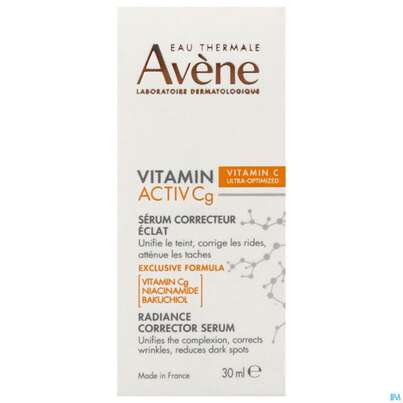 Sie sehen eine Packung Avene Vitamin Activ Cg Serum-konzentrat 30ml, Produktbild: 01 Avene Vitamin Activ Cg Serum-konzentrat 30ml, A-Nr.: 5826437 - 01