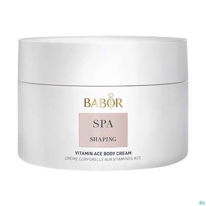 Sie sehen eine Packung Babor Spa Shaping Vitamin Ace Body Cream 40066 200ml, Produktbild: 01 Babor Spa Shaping Vitamin Ace Body Cream 40066 200ml, A-Nr.: 5579832 - 01