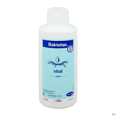 Sie sehen eine Packung Baktolan Vital Flasche E1 97 350ml, Produktbild: 01 Baktolan Vital Flasche E1 97 350ml, A-Nr.: 5163008 - 01
