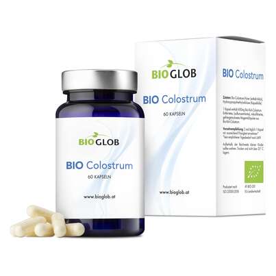 Sie sehen eine Packung BIOGLOB Bio-Colostrum, Produktbild: 02 BIOGLOB Bio-Colostrum, A-Nr.: 3407104 - 02