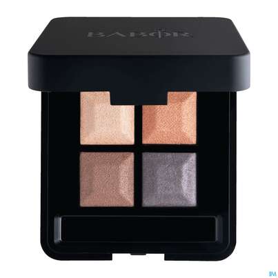 Sie sehen eine Packung Babor Eye Shadow Quattro 04 Day+night 60810 4g, Produktbild: 02 Babor Eye Shadow Quattro 04 Day+night 60810 4g, A-Nr.: 5580568 - 02