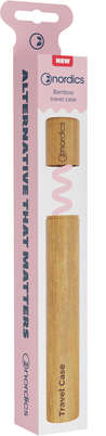Sie sehen eine Packung Öko Zahnbürsten Reise-Etui Bambus Nordics, Produktbild: 01 Öko Zahnbürsten Reise-Etui Bambus Nordics, A-Nr.: 5930353 - 01