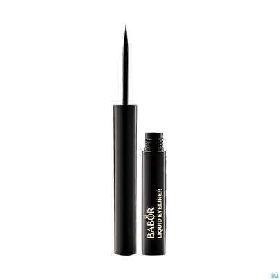 Sie sehen eine Packung Babor Eyeliner Deep Black 60028 1ml, Produktbild: 01 Babor Eyeliner Deep Black 60028 1ml, A-Nr.: 5580404 - 01