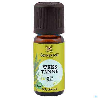Sie sehen eine Packung Aetherische Oele Sonnentor Bio Weisstanne 15056 10ml, Produktbild: 02 Aetherische Oele Sonnentor Bio Weisstanne 15056 10ml, A-Nr.: 4303252 - 02