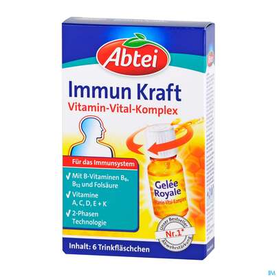 Abtei Immunkraft Ampullen 11ml 6st, A-Nr.: 4313256 - 02