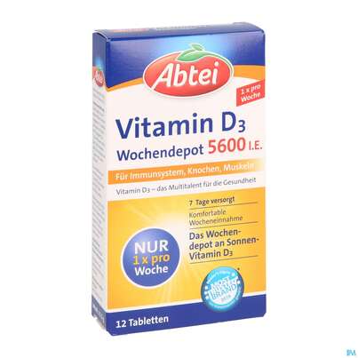 Abtei Vitamin D3 Wochendepot Nfg57 12st, A-Nr.: 4313316 - 03