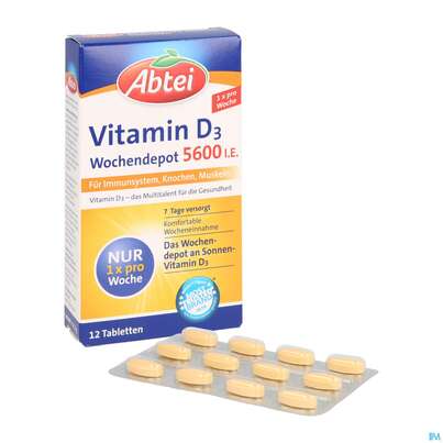 Abtei Vitamin D3 Wochendepot Nfg57 12st, A-Nr.: 4313316 - 05