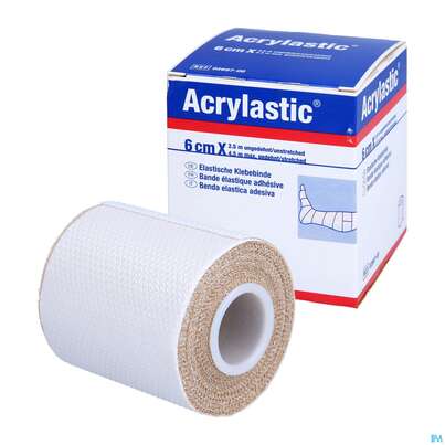 Sie sehen eine Packung Acrylastic 2,5mx 6cm Nr 2697 1st, Produktbild: 04 Acrylastic 2,5mx 6cm Nr 2697 1st, A-Nr.: 2682239 - 04