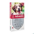 Sie sehen eine Packung Advantix Spot On F Hunde lösung Z.auftropfen Auf Die Haut Ueber 10-25kg 2,5ml 4st, Produktbild: 02 Advantix Spot On F Hunde lösung Z.auftropfen Auf Die Haut Ueber 10-25kg 2,5ml 4st, A-Nr.: 2454372 - 02