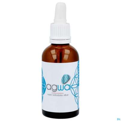 Sie sehen eine Packung Agwa Kolloidales/silber Silberwasser Pipette Sks 2 50ml, Produktbild: 01 Agwa Kolloidales/silber Silberwasser Pipette Sks 2 50ml, A-Nr.: 4196365 - 01