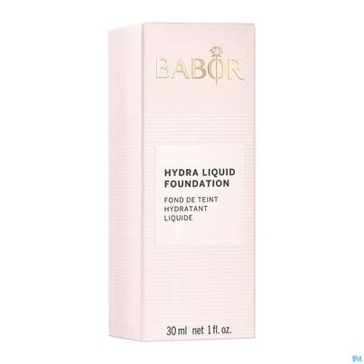 Sie sehen eine Packung Babor Foundation Hydra Liquid 07 64530 30ml, Produktbild: 01 Babor Foundation Hydra Liquid 07 64530 30ml, A-Nr.: 5580798 - 01