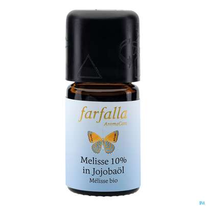 Sie sehen eine Packung Aetherische Oele Farfalla Kontr.bio.anbau Melisse 10% 5ml, Produktbild: 02 Aetherische Oele Farfalla Kontr.bio.anbau Melisse 10% 5ml, A-Nr.: 3139135 - 02