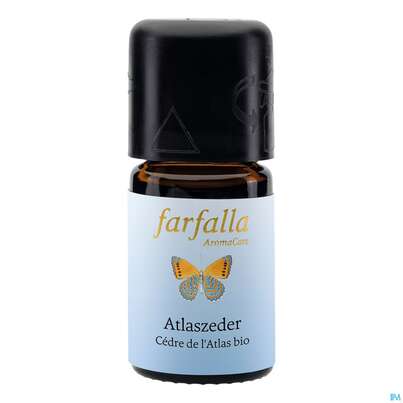 Sie sehen eine Packung Aetherische Oele Farfalla Wildsammlung/bio Atlaszeder 5ml, Produktbild: 02 Aetherische Oele Farfalla Wildsammlung/bio Atlaszeder 5ml, A-Nr.: 4865814 - 02