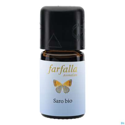 Sie sehen eine Packung Aetherische Oele Farfalla/bio Saro 5ml, Produktbild: 01 Aetherische Oele Farfalla/bio Saro 5ml, A-Nr.: 5464827 - 01