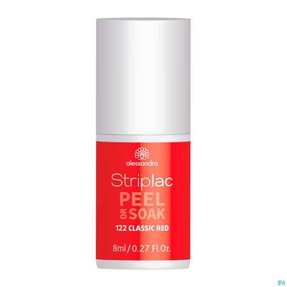 Sie sehen eine Packung Alessandro Striplac Classic Red 8ml, Produktbild: 02 Alessandro Striplac Classic Red 8ml, A-Nr.: 5191186 - 02