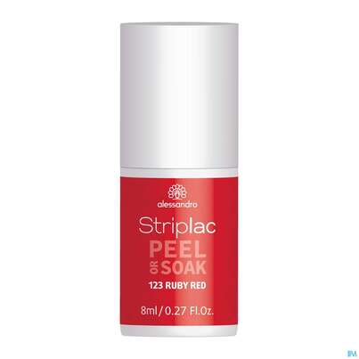 Sie sehen eine Packung Alessandro Striplac Ruby Red 8ml, Produktbild: 02 Alessandro Striplac Ruby Red 8ml, A-Nr.: 5191192 - 02