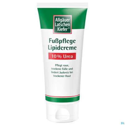 Sie sehen eine Packung Allgaeuer Latschenkiefer Lipidcreme 10% Urea 100ml, Produktbild: 02 Allgaeuer Latschenkiefer Lipidcreme 10% Urea 100ml, A-Nr.: 3139922 - 02