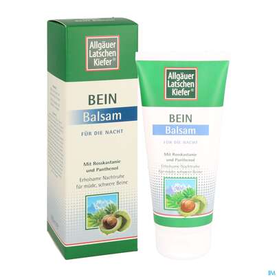 Sie sehen eine Packung Allgäuer Latschenkiefer Bein Balsam Für Die Nacht 200ml, Produktbild: 03 Allgäuer Latschenkiefer Bein Balsam Für Die Nacht 200ml, A-Nr.: 3577243 - 03