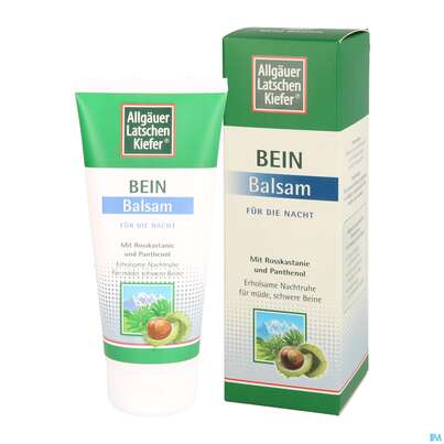 Sie sehen eine Packung Allgäuer Latschenkiefer Bein Balsam Für Die Nacht 200ml, Produktbild: 04 Allgäuer Latschenkiefer Bein Balsam Für Die Nacht 200ml, A-Nr.: 3577243 - 04
