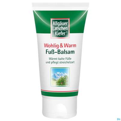 Sie sehen eine Packung Allgäuer Latschenkiefer Fuß-balsam Wohlig & Warm 75ml, Produktbild: 02 Allgäuer Latschenkiefer Fuß-balsam Wohlig & Warm 75ml, A-Nr.: 3499313 - 02