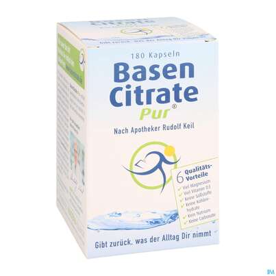 Basen Citrate/pur Kapseln Nach Apotheker Rudolf Keil 180st, A-Nr.: 4571722 - 03