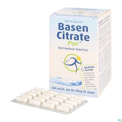 Basen Citrate/pur Kapseln Nach Apotheker Rudolf Keil 180st, A-Nr.: 4571722 - 04
