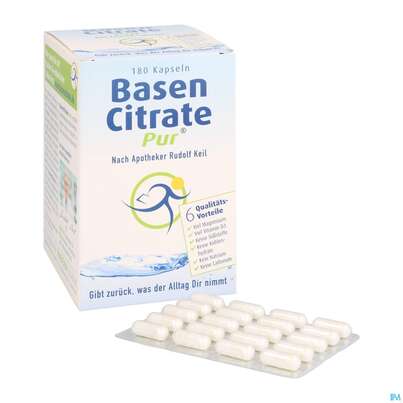 Basen Citrate/pur Kapseln Nach Apotheker Rudolf Keil 180st, A-Nr.: 4571722 - 05