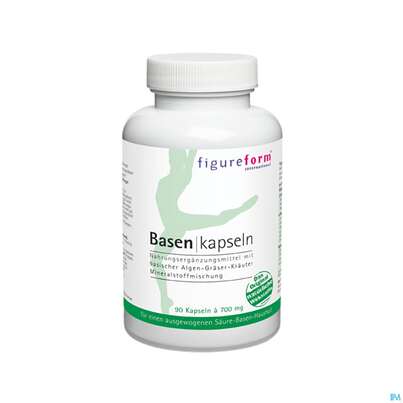 Sie sehen eine Packung Basen Kapseln 700mg Figureform Orig. 180st, Produktbild: 03 Basen Kapseln 700mg Figureform Orig. 180st, A-Nr.: 2676115 - 03
