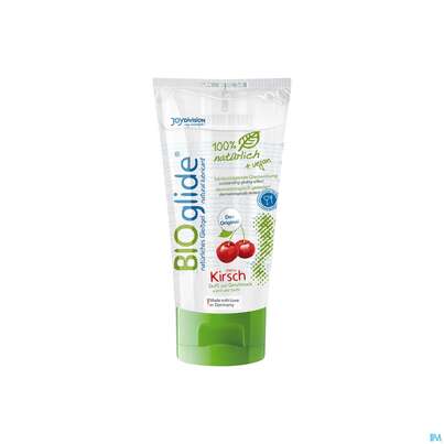 Sie sehen eine Packung Bioglide Kirsch 80ml, Produktbild: 01 Bioglide Kirsch 80ml, A-Nr.: 3432059 - 01