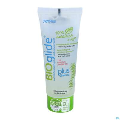 Sie sehen eine Packung Bioglide Plus Ginseng 100ml, Produktbild: 03 Bioglide Plus Ginseng 100ml, A-Nr.: 3432065 - 03