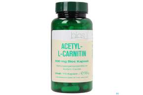 Bios Acetyl-l-carnitin 500mg 100 Kapseln, A-Nr.: 3890589 - 01