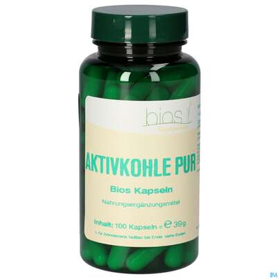 Bios Aktivkohle Pur 100 Kapseln, A-Nr.: 5302935 - 02