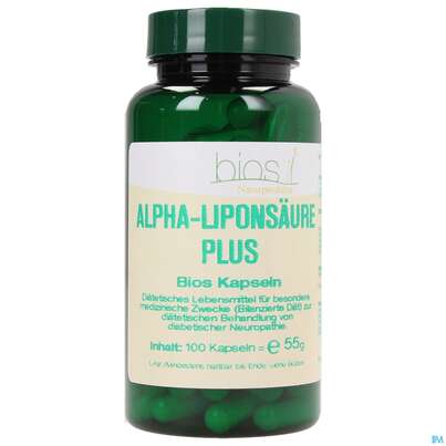 Bios Alpha-liponsäure Plus 100 Kapseln, A-Nr.: 3890632 - 02