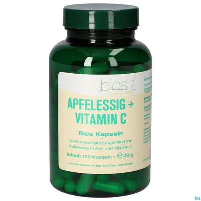 Bios Apfelessig + Vitamin C 100 Kapseln, A-Nr.: 3890678 - 01