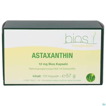 Bios Astaxanthin 12mg 105 Kapseln, A-Nr.: 5302929 - 02