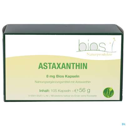 Bios Astaxanthin 8mg 105 Kapseln, A-Nr.: 5302912 - 01
