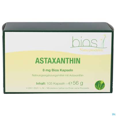 Bios Astaxanthin 8mg 105 Kapseln, A-Nr.: 5302912 - 02