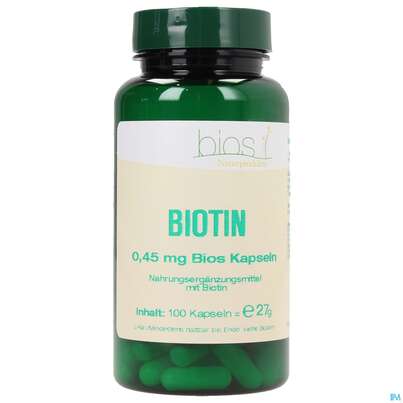 Bios Biotin 0,45mg 100 Kapseln, A-Nr.: 3890738 - 01