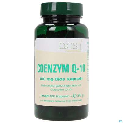 Bios Coenzym Q-10 100mg 100 Kapseln, A-Nr.: 3892878 - 01
