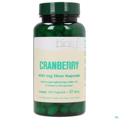 Bios Cranberry 400mg 100 Kapseln, A-Nr.: 3891028 - 02