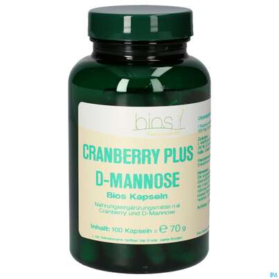 Bios Cranberry Plus D-mannose 100 Kapseln, A-Nr.: 5155813 - 01