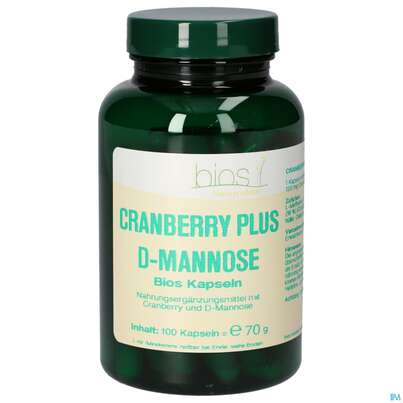 Bios Cranberry Plus D-mannose 100 Kapseln, A-Nr.: 5155813 - 02