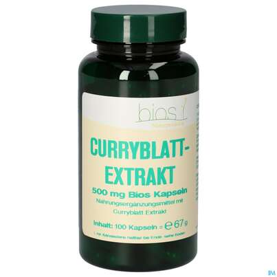 Bios Curryblattextrakt 500mg 100 Kapseln, A-Nr.: 4334057 - 02